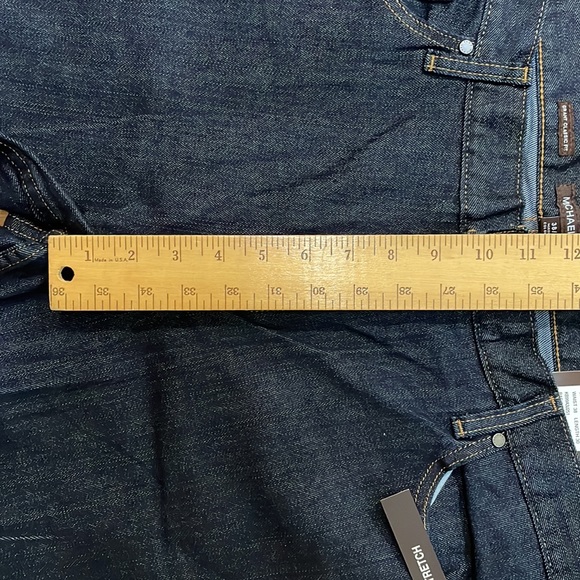 Michael Kors Men’s Jeans Size 38 x 30 Dark wash Grant Classic Fit Stretch NWT - Picture 7 of 10